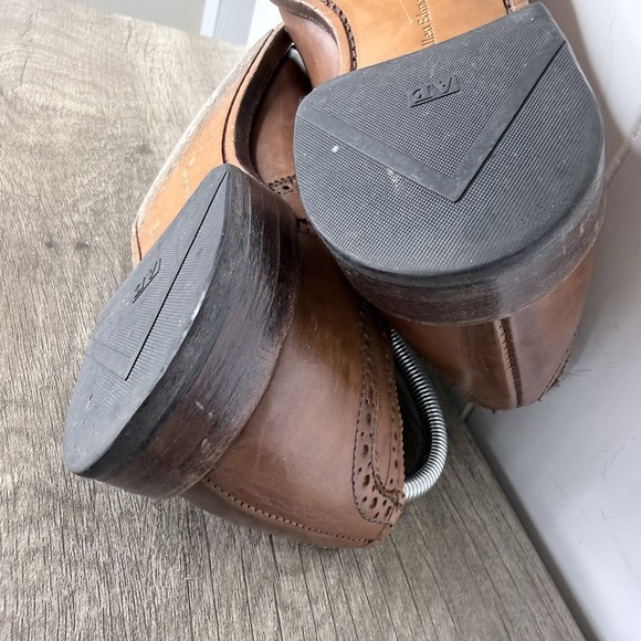 Allen Edmonds Cap-Toe Oxfords Men's 9D Walnut Brown Leather - Picture 9 of 13